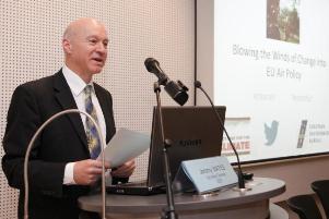 EEB secretary general Jeremy Wates speaking at the launch of the EU 'Year of Air' earlier in January (Â© European Union 2013)