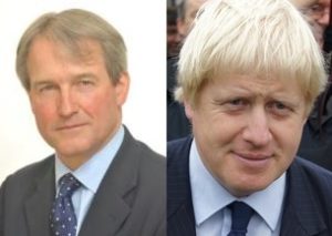 (l-r) Environment Secretary Owen Paterson & London Mayor Boris Johnson