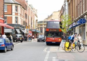 A Low Emission Zone for buses came into force in Oxford city centre on January 1 2014