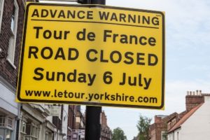 Road closures in the Kirklees region of Yorkshire during the Tour de France helped to boost air quality