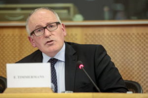 European Commission Vice President Frans Timmermans made the announcement in Brussels today (December 16)