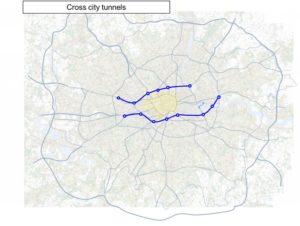 The Mayor has set out plans for two major east-west, cross-city tunnels