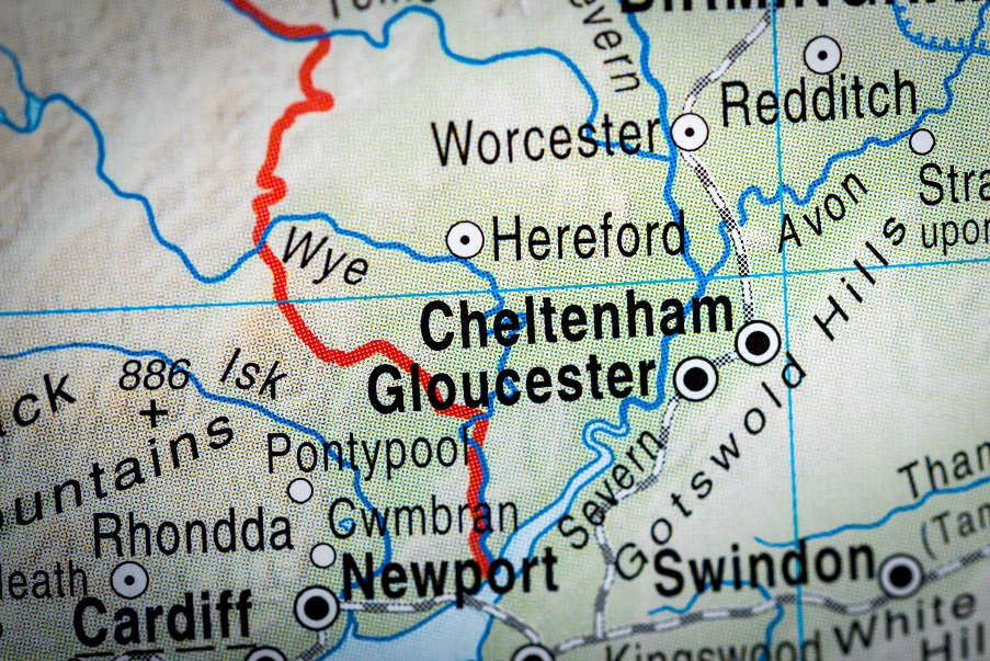The proposed 'cycle superhighway' will run between Cheltenham and Gloucester