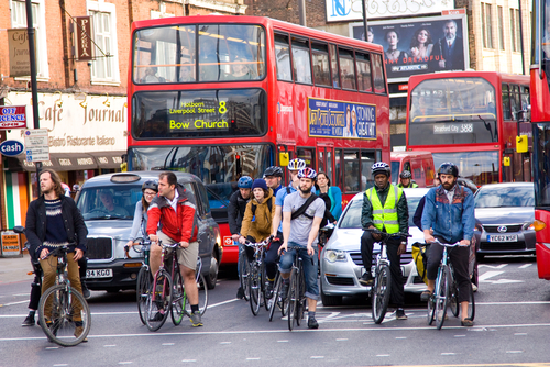 London cyclists should avoid Liverpool Street at peak times, study says