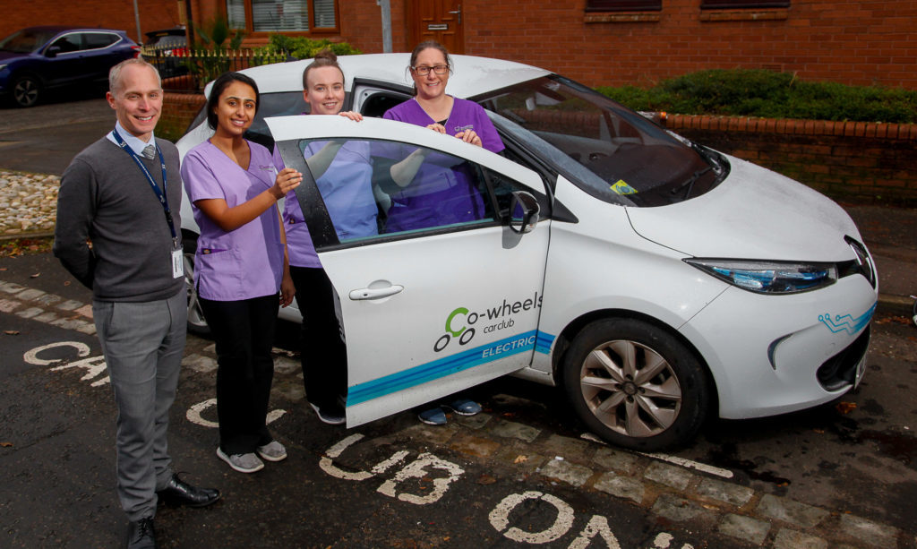 Dental care provider gives electric car share scheme green light