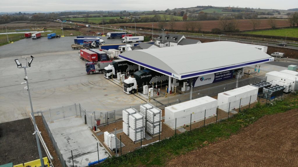 Europe’s largest biomethane re-fuelling station has opened in Warrington