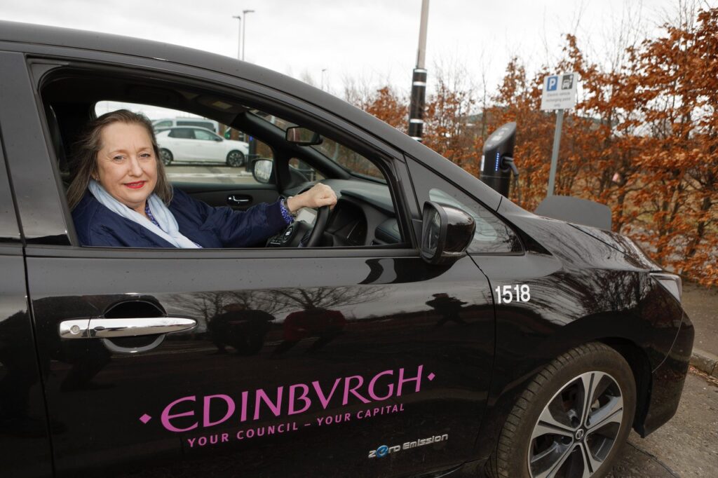 Rollout of on-street EV charging in Edinburgh begins