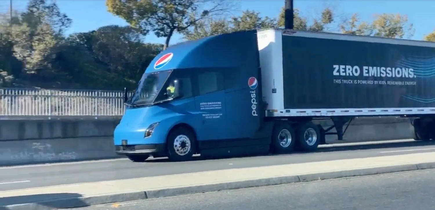 Pepsi's gets Tesla trucks for Christmas, electric vehicle haulage era