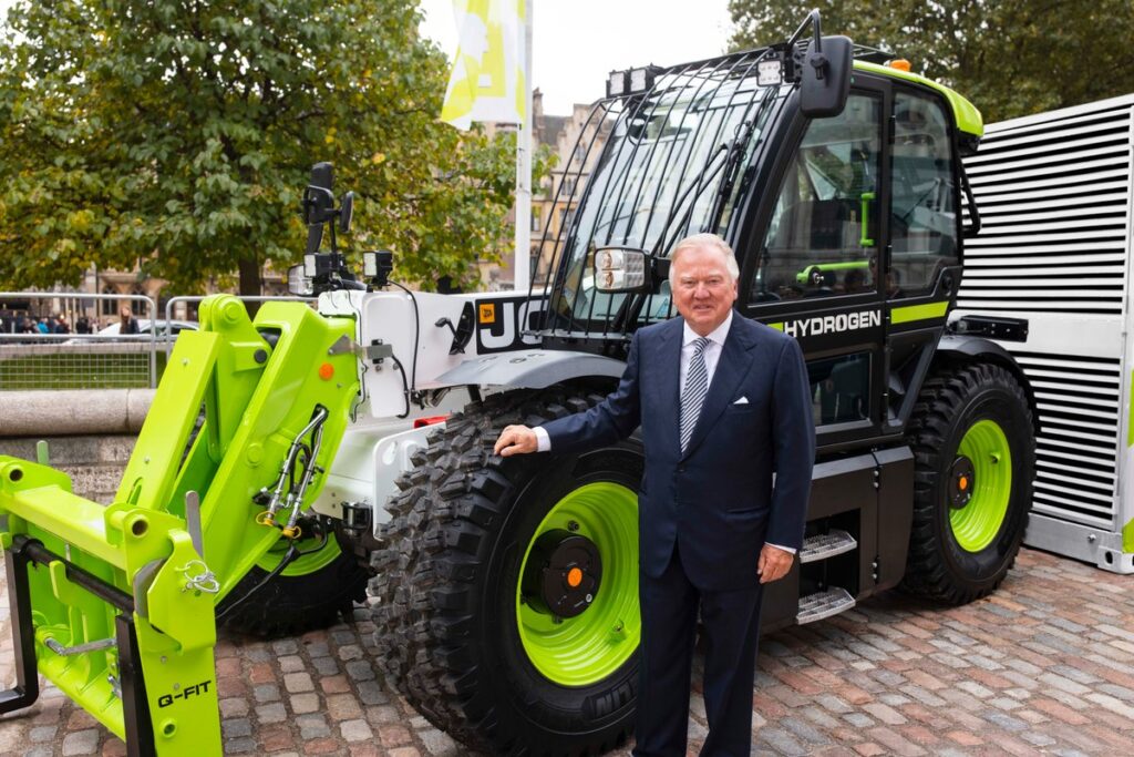 JCB get special permission to take their hydrogen powered digger onto UK roads