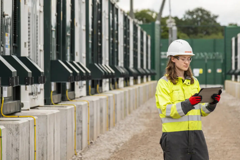 100MW battery goes live, supplying reactive wind power to Chester
