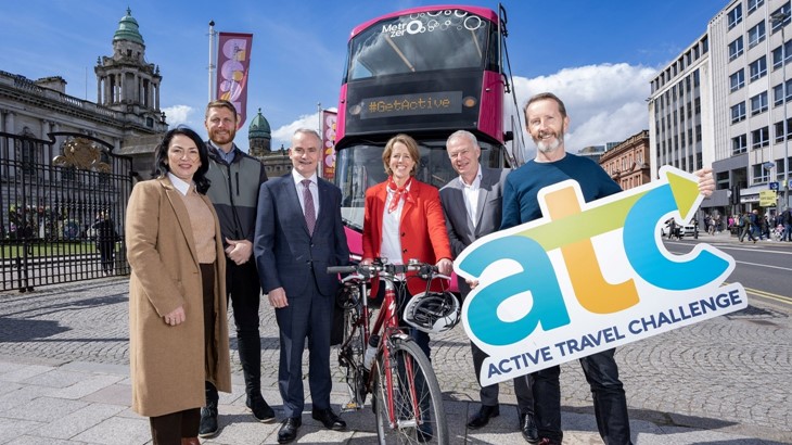 Northern Ireland’s Active Travel Challenge 2023 is launched in Belfast