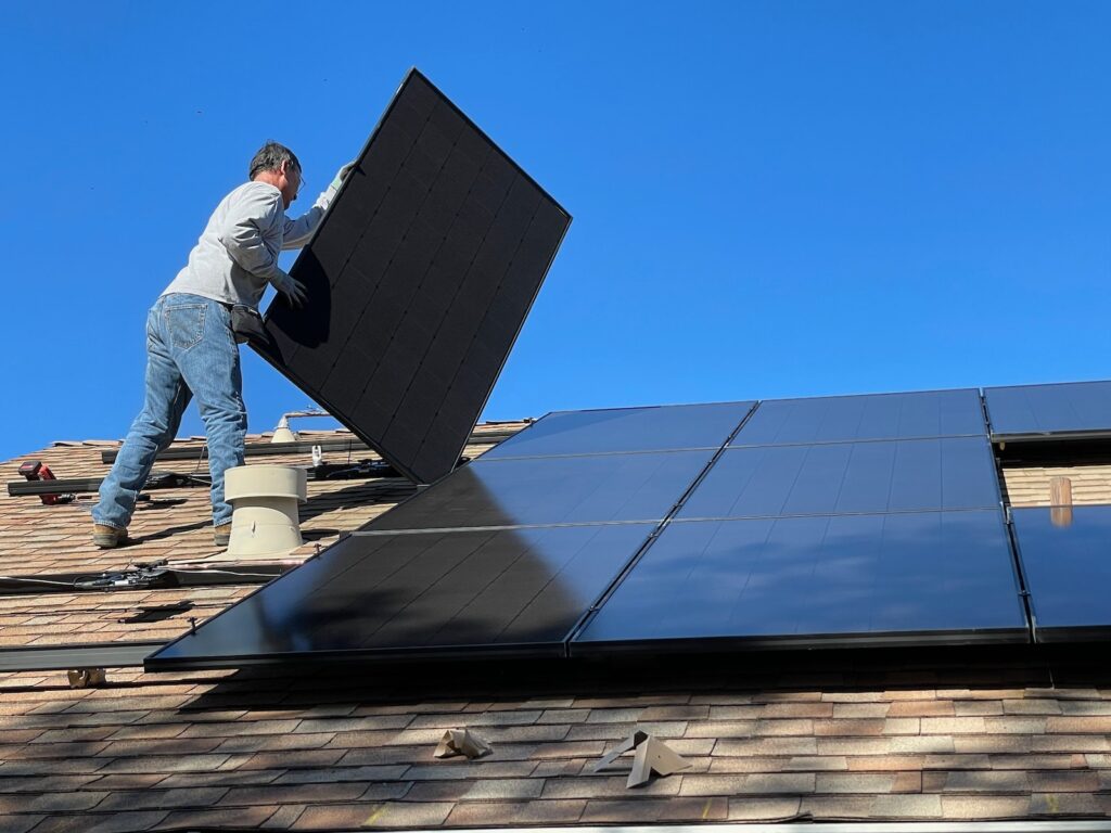 Local couple bring a community solar energy installation to their street