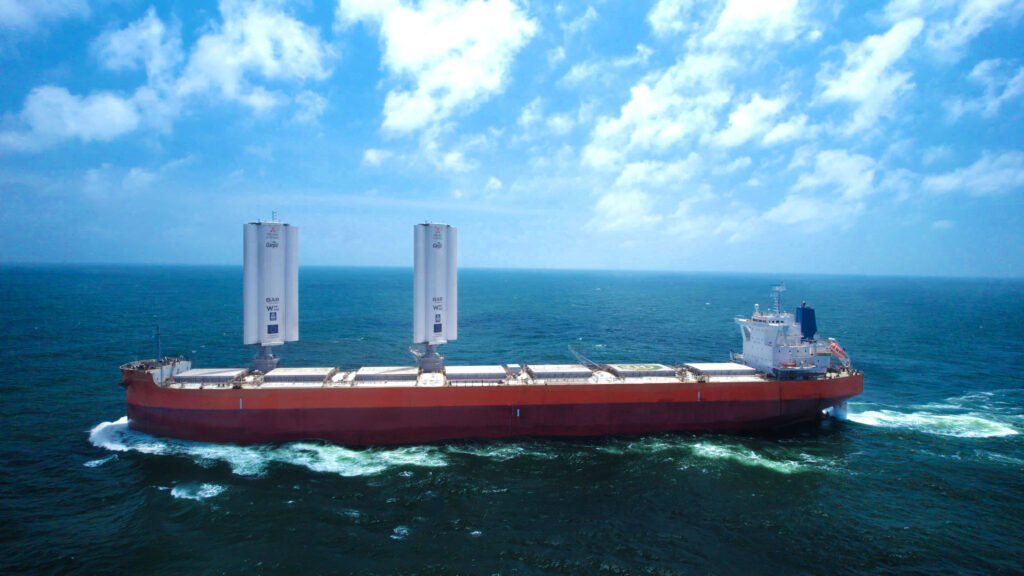 Innovative wind propulsion system on voyage to decarbonise the maritime industry