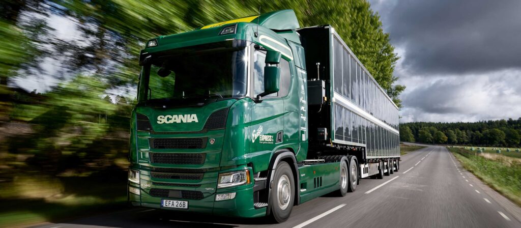 Scania take solar-powered hybrid truck on the road