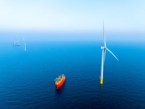 The World’s largest offshore wind farm in waiting gets to work