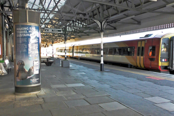 South Western Railway trials air-purifying technology at Salisbury station