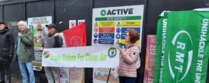 Trade union groups launch campaign for clean air in Tooting market halls