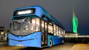 Portsmouth prepare for the arrival of a fleet of electric buses.