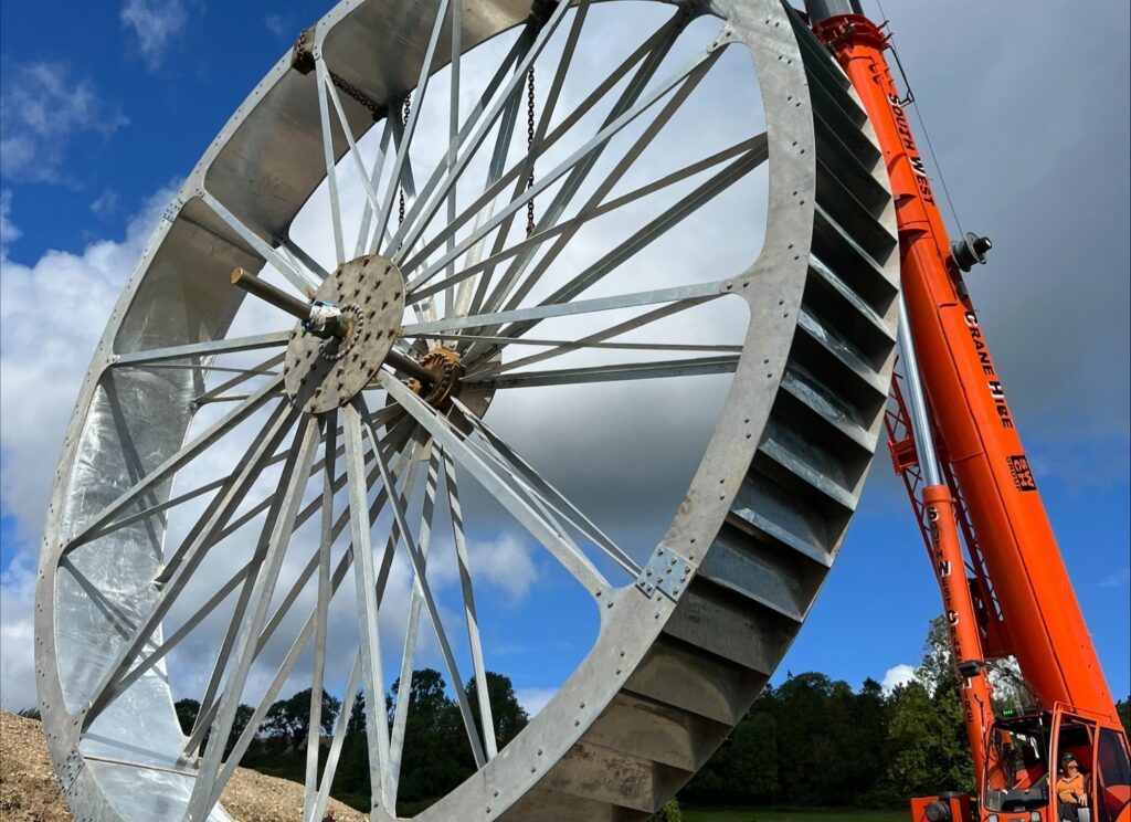 Europe’s largest waterwheel now generating electricity