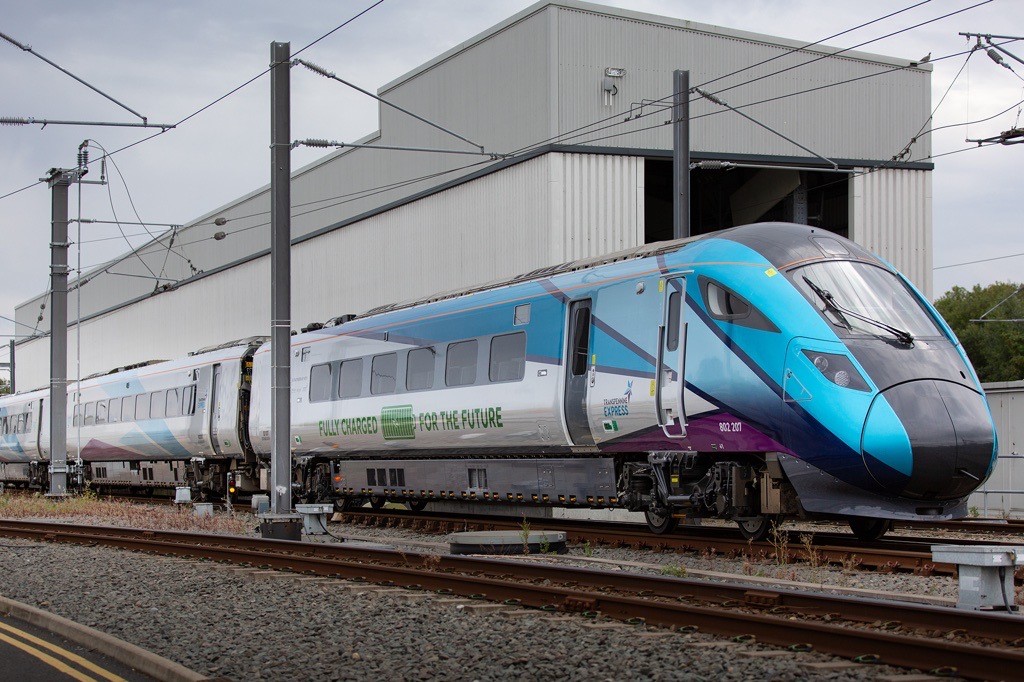 Battery train starts trials across Northern England