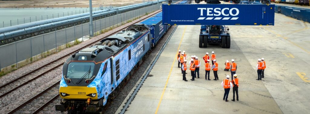 Tesco’s new train route takes more trucks off the road