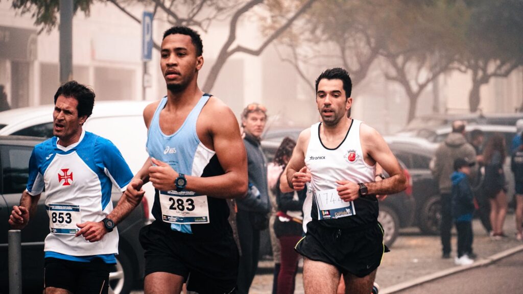 Marathon runners slowed down by poor air quality