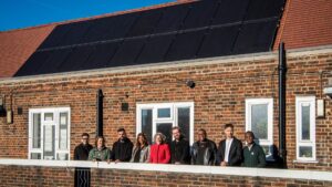 Innovative solar scheme installed on Hackney flats