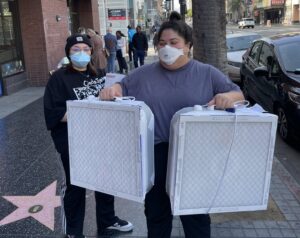 Corsi-Rosenthal Foundation deliver 1,150 air filters to Los Angeles