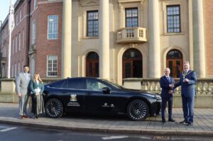 Toyota provide Mayor of Derby with hydrogen powered car