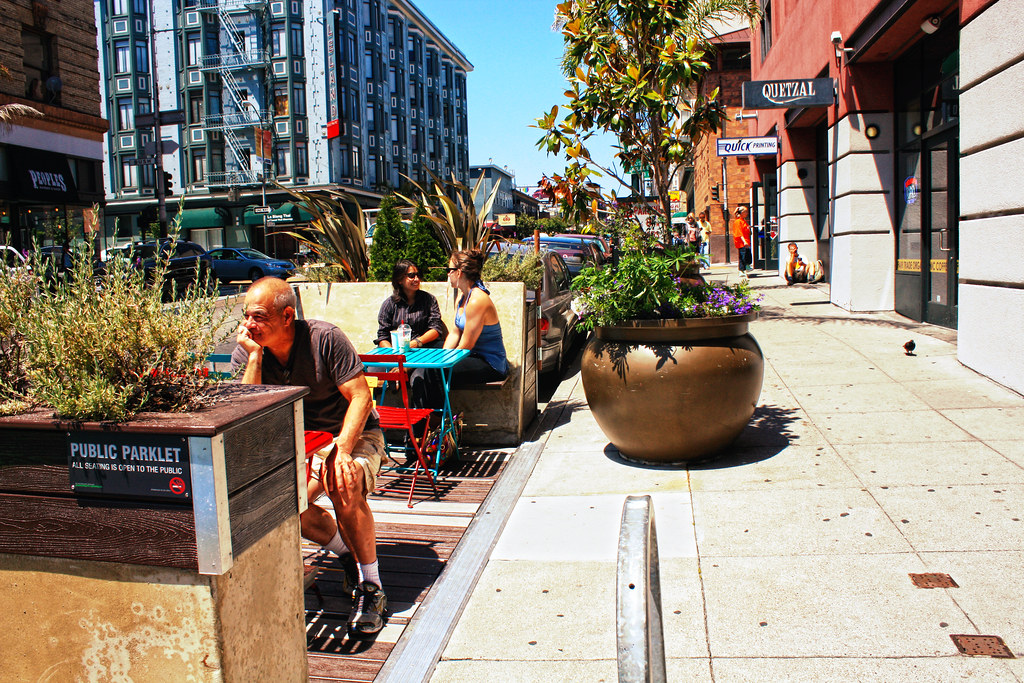 Possible launch parklet toolkits for communities and councils