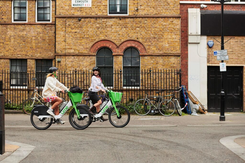 Lime report huge uptake in cycle hire during recent warm weather