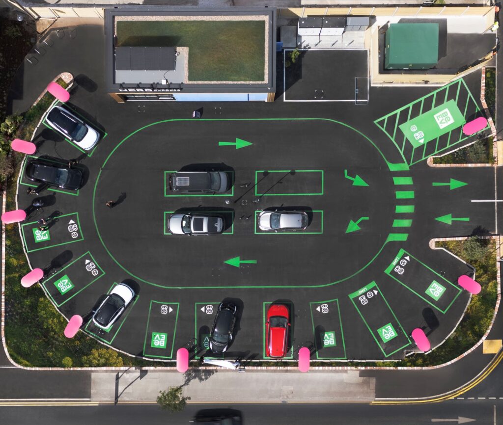 Manchester Charging Oasis opens on site of former petrol station