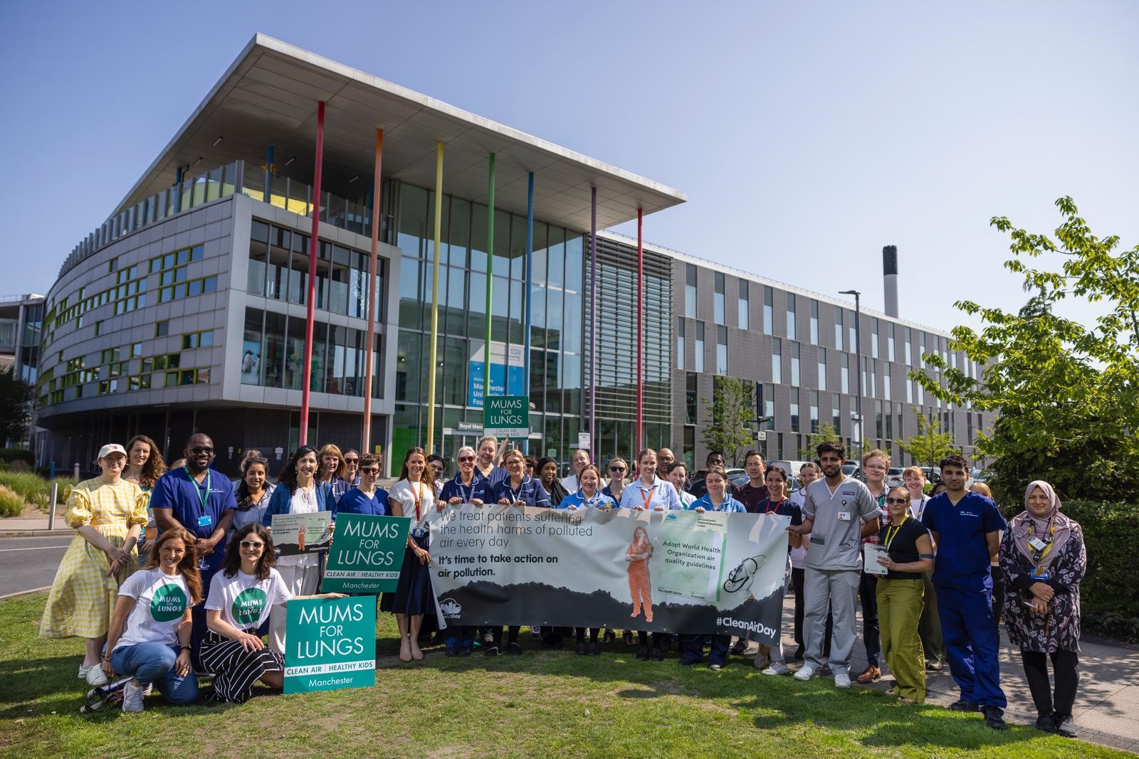 Clean Air Day: Mums for Lungs call for action in Manchester