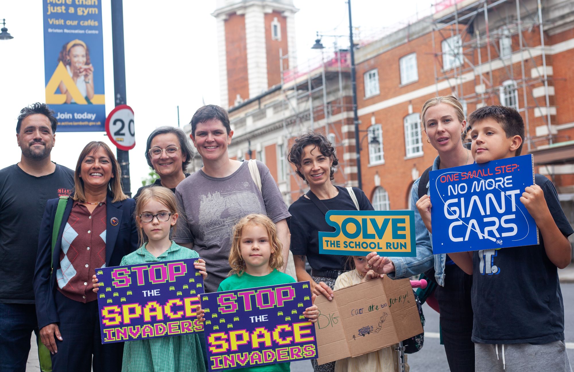 School children call for action against SUVs
