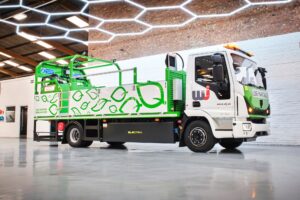 World’s first fully electric road marking truck unveiled