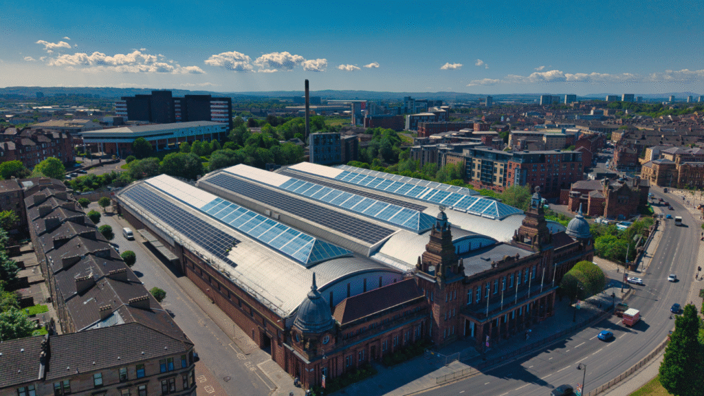 Glasgow’s Kelvin Hall benefits from ambitious solar installation