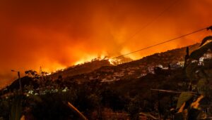 Wildfire smoke raises ozone levels by up to 30%
