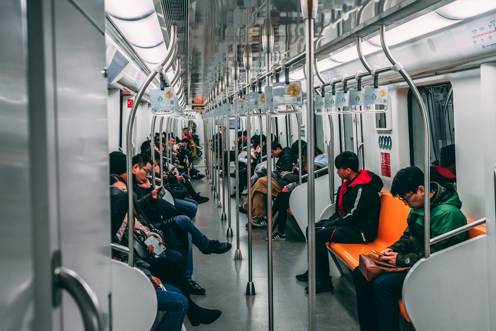 people inside the train