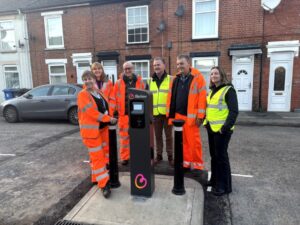 Suffolk County Council install first LEVI-funded charge point