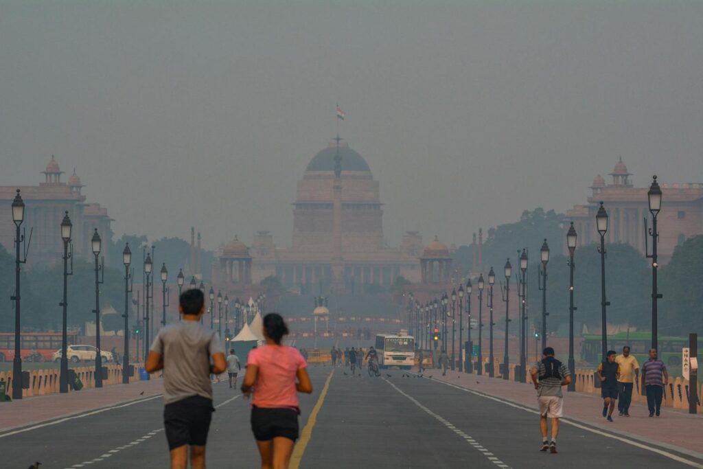 Pollution in Delhi is even worse 100 metres up