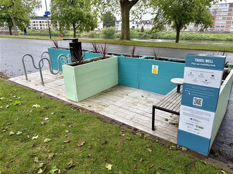Nottingham launches first pop-up mobility hub